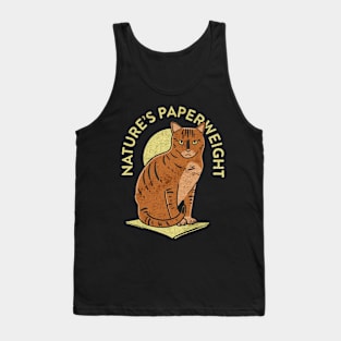 Cat Nature Paperweigh Tank Top